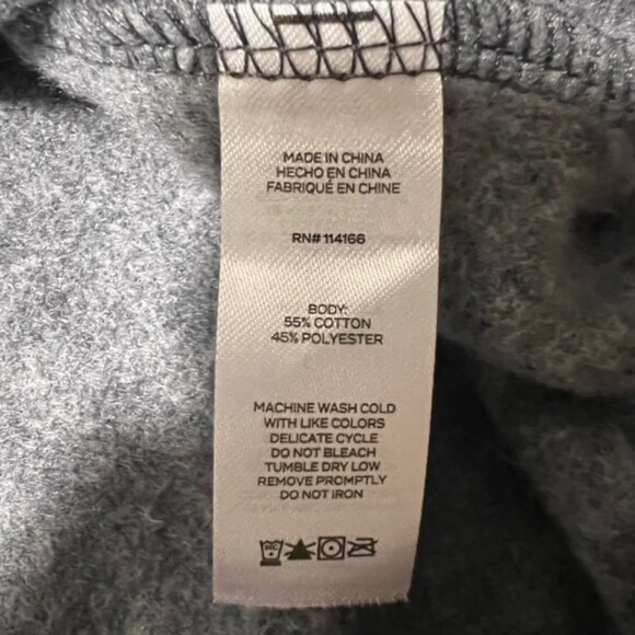 Colosseum Dark Gray Fleece Drawstring Kangaroo Pocket Hoodie Sweater Size XL - Picture 8 of 12